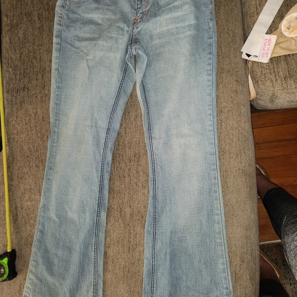 Zana Di Light Blue Women's Boot Cut Jeans 31"inseam - Picture 1 of 5